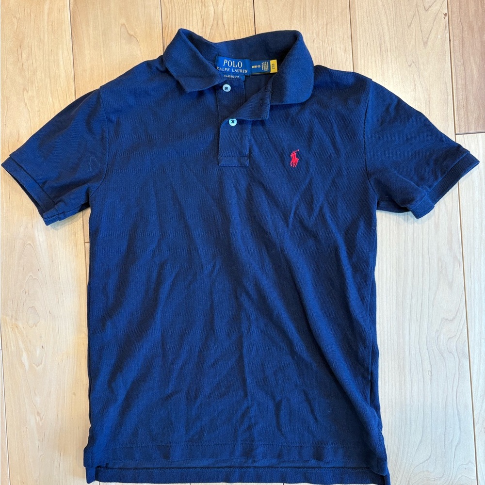 Polo by Ralph Lauren Kids Navy Blue Shirt